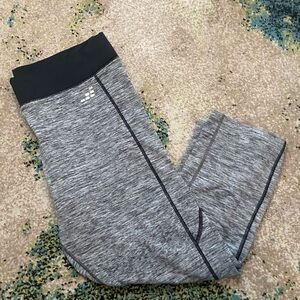 BCG Gray and Black Leggings Moisture-Wicking Athletic Wear